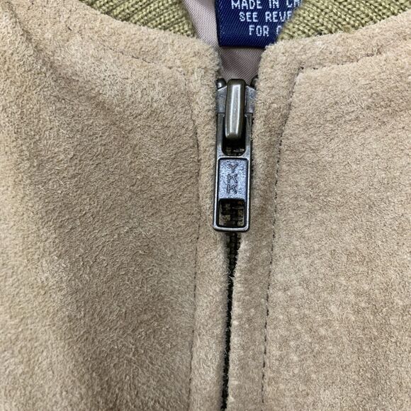 Reel Legends Men Leather Bomber Jacket Country Western Cowboy Soft Rodeo XL 100% - Picture 15 of 16